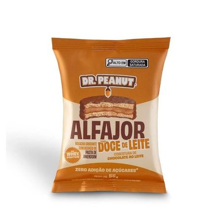 Alfajor doce leite dr peanut 55g