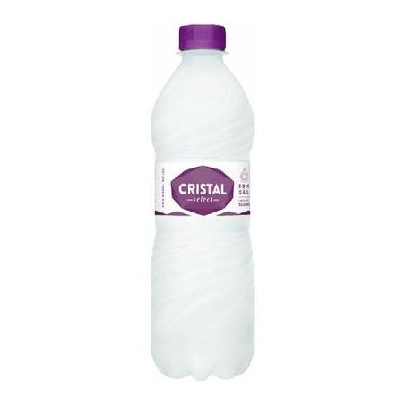 Agua Mineral Cristal Select 500ml Pet C/Gas
