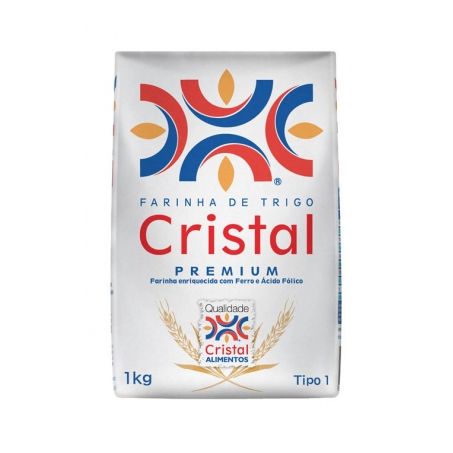 FARINHA TRIGO CRISTAL INTEG 1KG