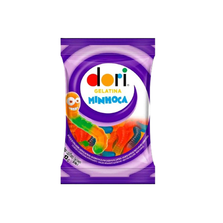 BALA DE GELATINA MINHOCA DORI 13 G                