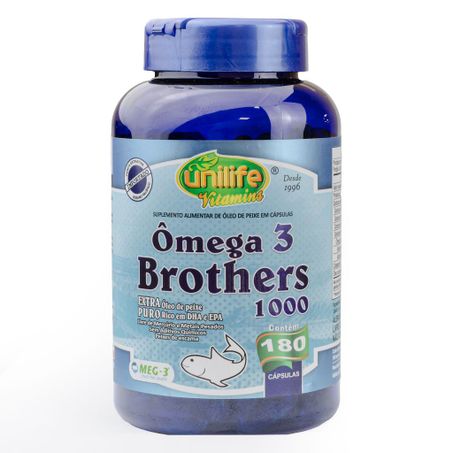 ÔMEGA 3 BROTHERS 1000 180 CAPSULAS UNILIFE