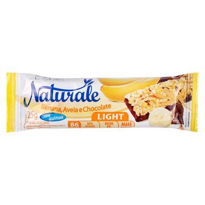 Cereal barra ligh banana com chocolate naturalle 25g