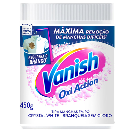 Alvejante Vanish Poder O2 450g - White - Pote