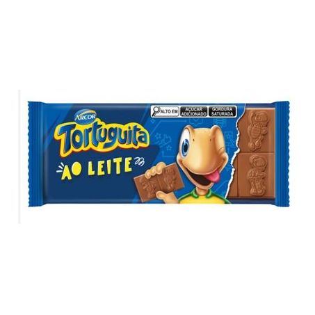 Chocolate ao leite tortuguita pacote 80g