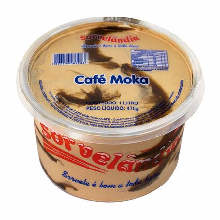 SORVETE SORVELÂNDIA CAFÉ MOKA 1L