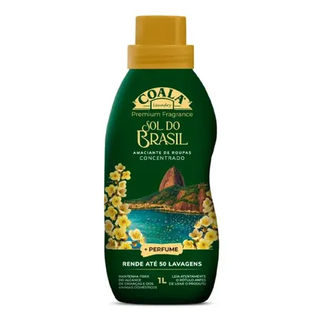 Amaciante roupa coala laundry 1l sol brasil
