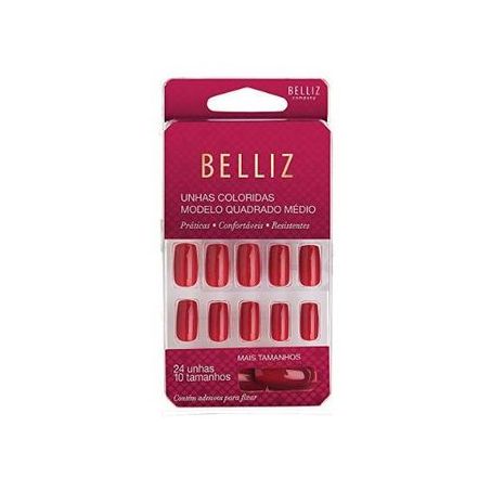 Unha Postiça Belliz Red Wine