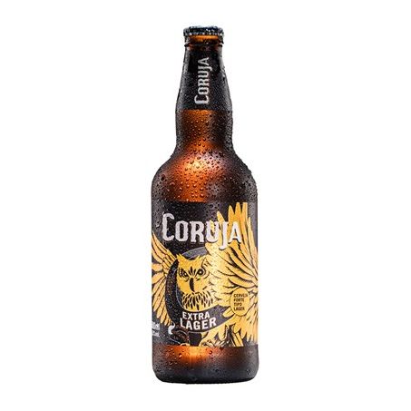CERVEJA CORUJA 500ML LAGER EXTRA
