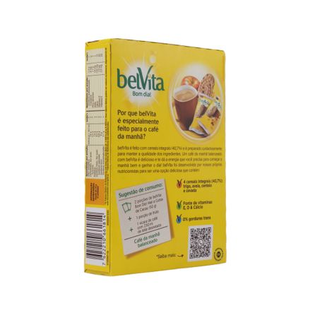 Biscoito Integral Belvita Mel/Cacau 75g 360-23