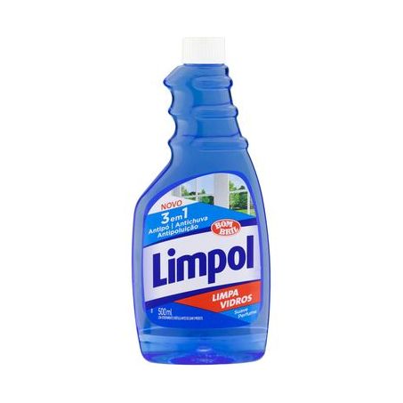 LIMPA VIDROS BOMBRIL LIMPOL 3EM1 REFIL 500ML