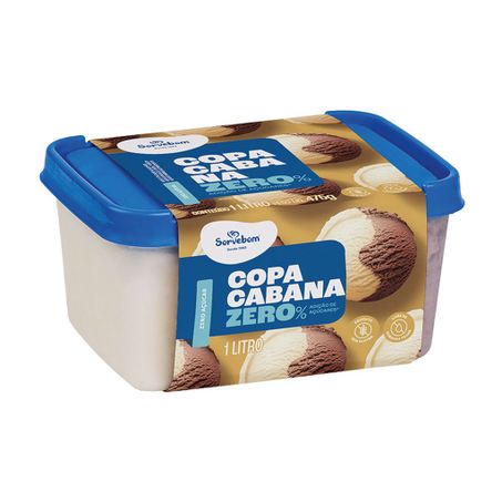 Sorvete sorvebom light chocolate creme 1lt