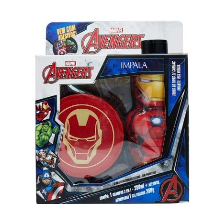 KIT SH/GEL MARVEL INF HOMEM FERRO