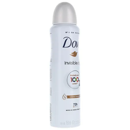Antitranspirante Aerosol Dove Invisible Dry Violeta e Frésia Branca Frasco Spray 150ml 360-32