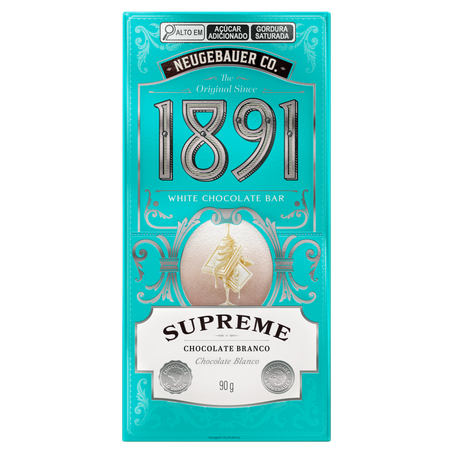 Chocolate Branco 1891 Supreme Caixa 90g