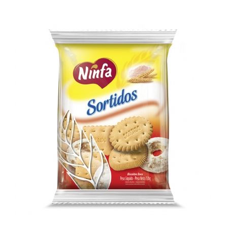 Biscoito Doce Ninfa Sortido Pacote 720G