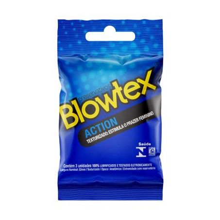 PRESERVATIVO BLOWTEX ACTION C/3