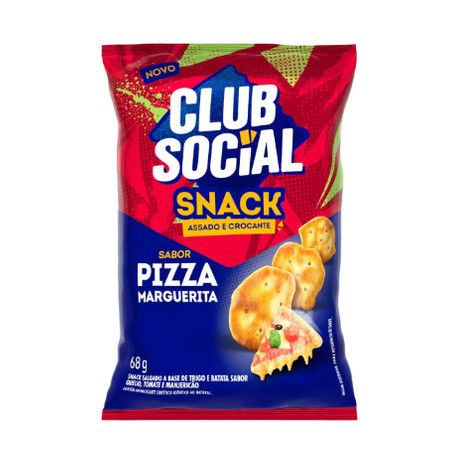 Snack pizza marguerita club social 68g