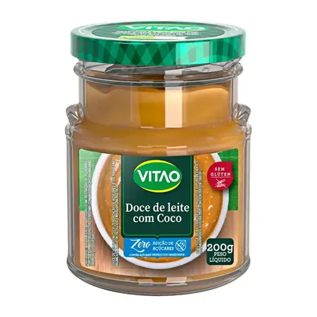 DOCE DE LEITE DIET C/COCO VITAO 200GRS