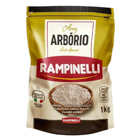 Arroz Rampinelli 1kg - Arbório