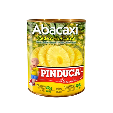 Compota de abacaxi em rodelas pinduca 400g
