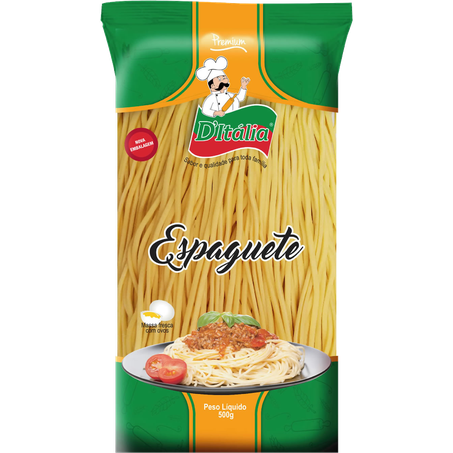 Massa fresca ditalia 500g espaguete