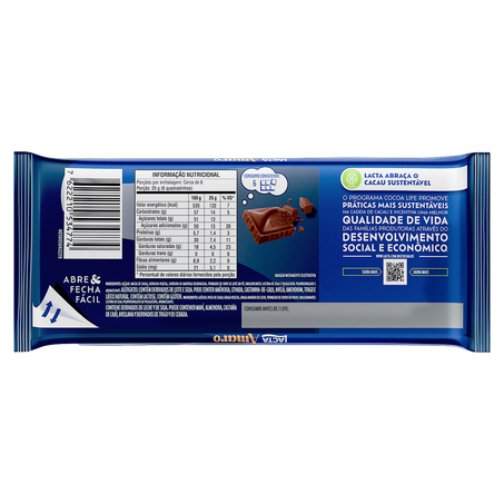 Chocolate Lacta Amargo 145g 360-1