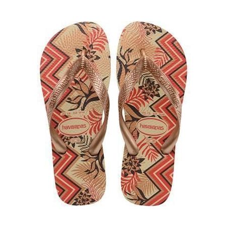 HAVAIANAS SPRING AREIA/OURO 33/34