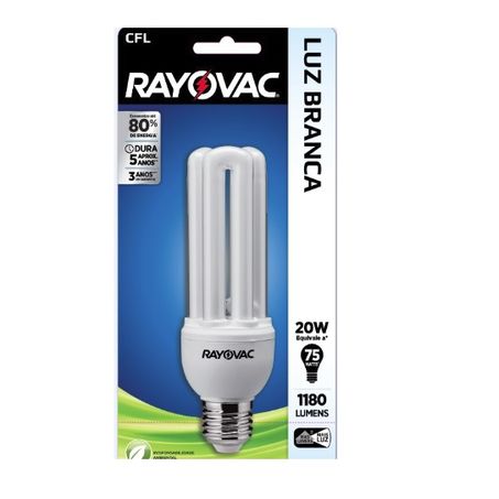 Lampada rayovac flour.20w bca 3u
