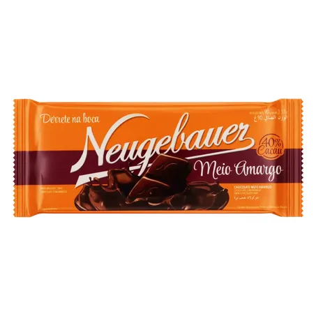 CHOCOLATE NEUGEBAUER MEIO AMARGO 40%CACAU 80G (099432)