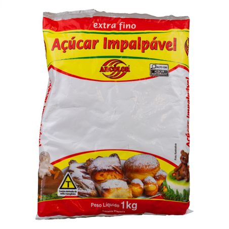 AÇÚCAR IMPALPAVEL EXTRA FINO 1KG ARCOLOR