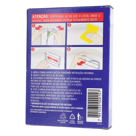 Pastilha adesiva harpic pinho com 5 360-20