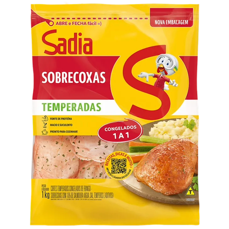 SOBRECOXA TEMPERADA SADIA 1KG