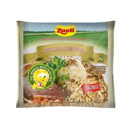 Farofa Pronta Zaeli Soja E Mandioca 250G