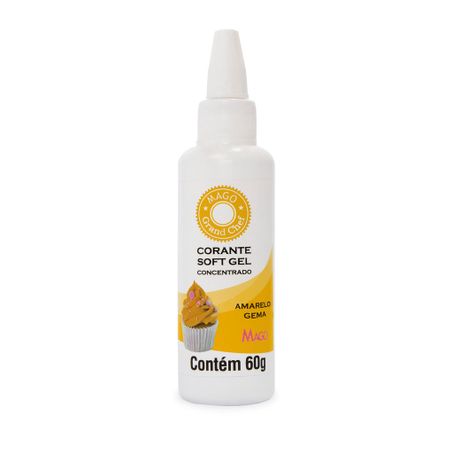 Corante Mago Soft Gel Amarelo Gema 60g 
 