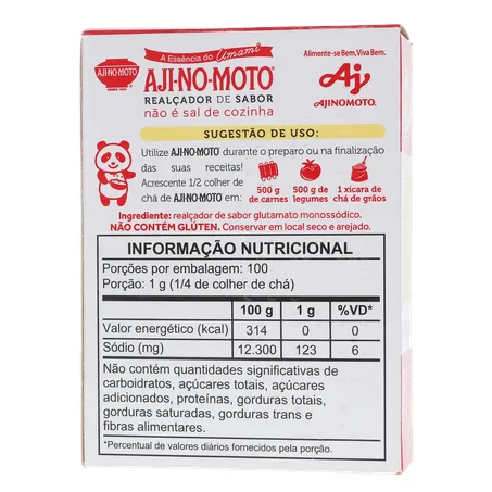 Realçador De Sabor Ajinomoto Cx 100g 360-19
