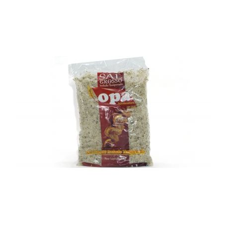 Sal grosso opa temperado 1kg