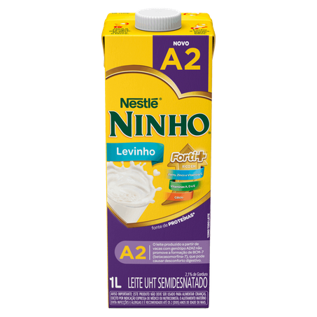 Pack leite lv ninho uht cx 12 und 1lt a2 levinho