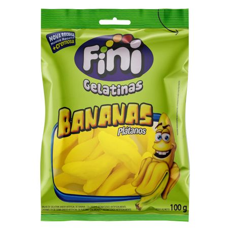 BALAS DE GELATINA BANANAS FINI