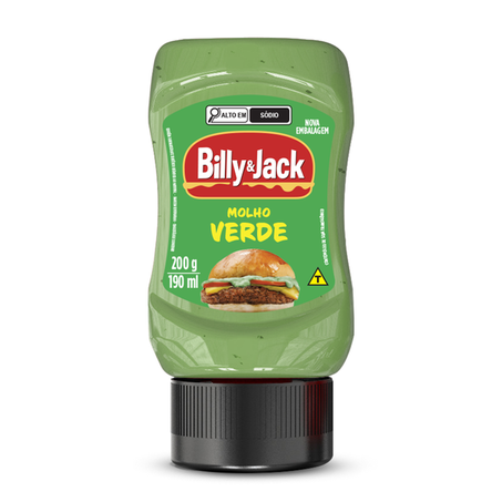 MOLHO BILLY&JACK MOLHO VERDE 200G