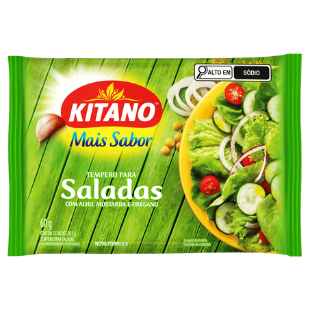 TEMPERO KITANO MAIS SABOR SALADAS 60G