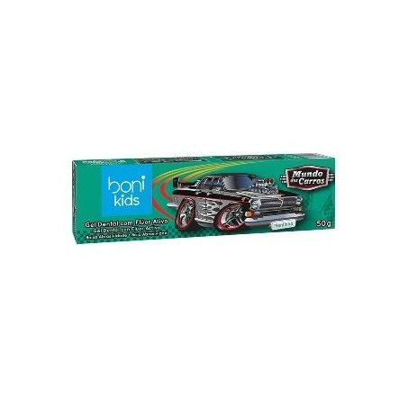 Gel Dental Mentinha Mundo Dos Carros Boni Kids 50GR
