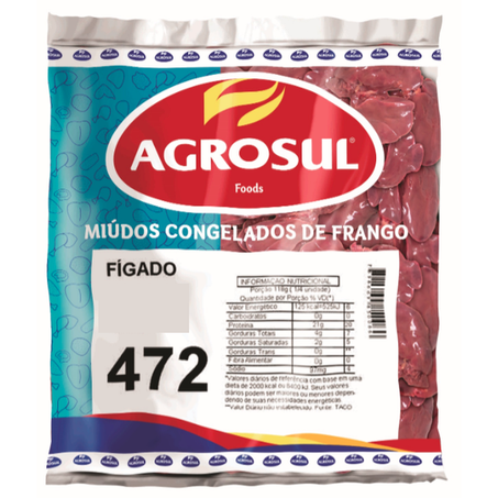 Figado agrosul 1kg cong