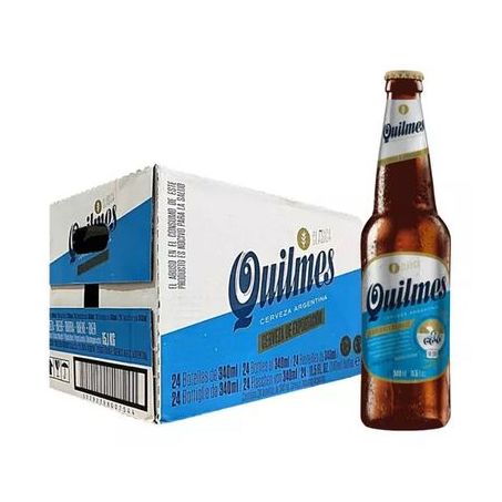 Pack cerveja quilmes ln cx 24 und 340ml
