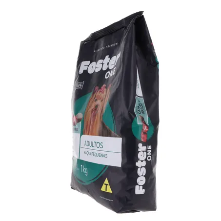 ALIMENTO PARA CÃO FOSTER ONE RAÇAS PEQUENAS CARNE E ARROZ PACOTE 1KG 360-5