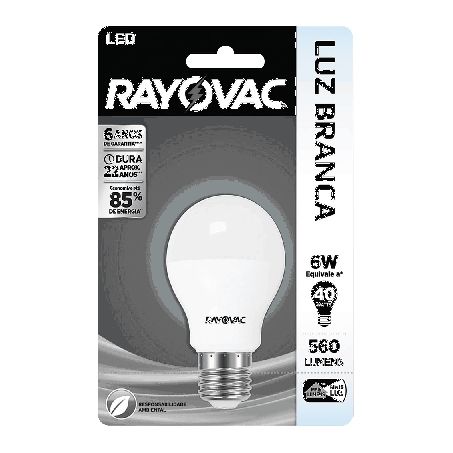 LAMPADA RAYOVAC 6W LED