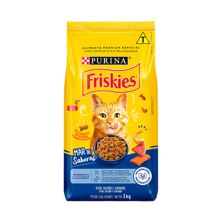 RAÇÃO PARA GATO FRISKIES MAR DE SABORE 3KG