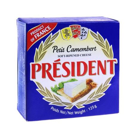Queijo tipo camembert president 125g
