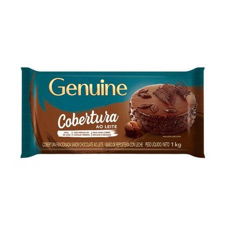 CHOCOLATE GENUINE COBERTURA AO LEITE 1KG