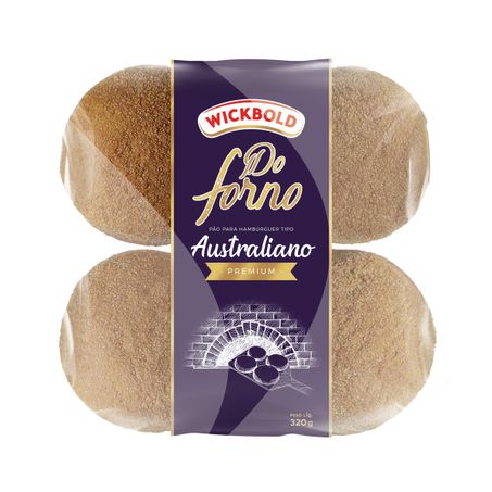PÃO PARA HAMBÚRGUER AUSTRALIANO WICKBOLD DO FORNO PREMIUM