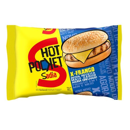 SANDUÍCHE X-FRANGO HOT POCKET SADIA